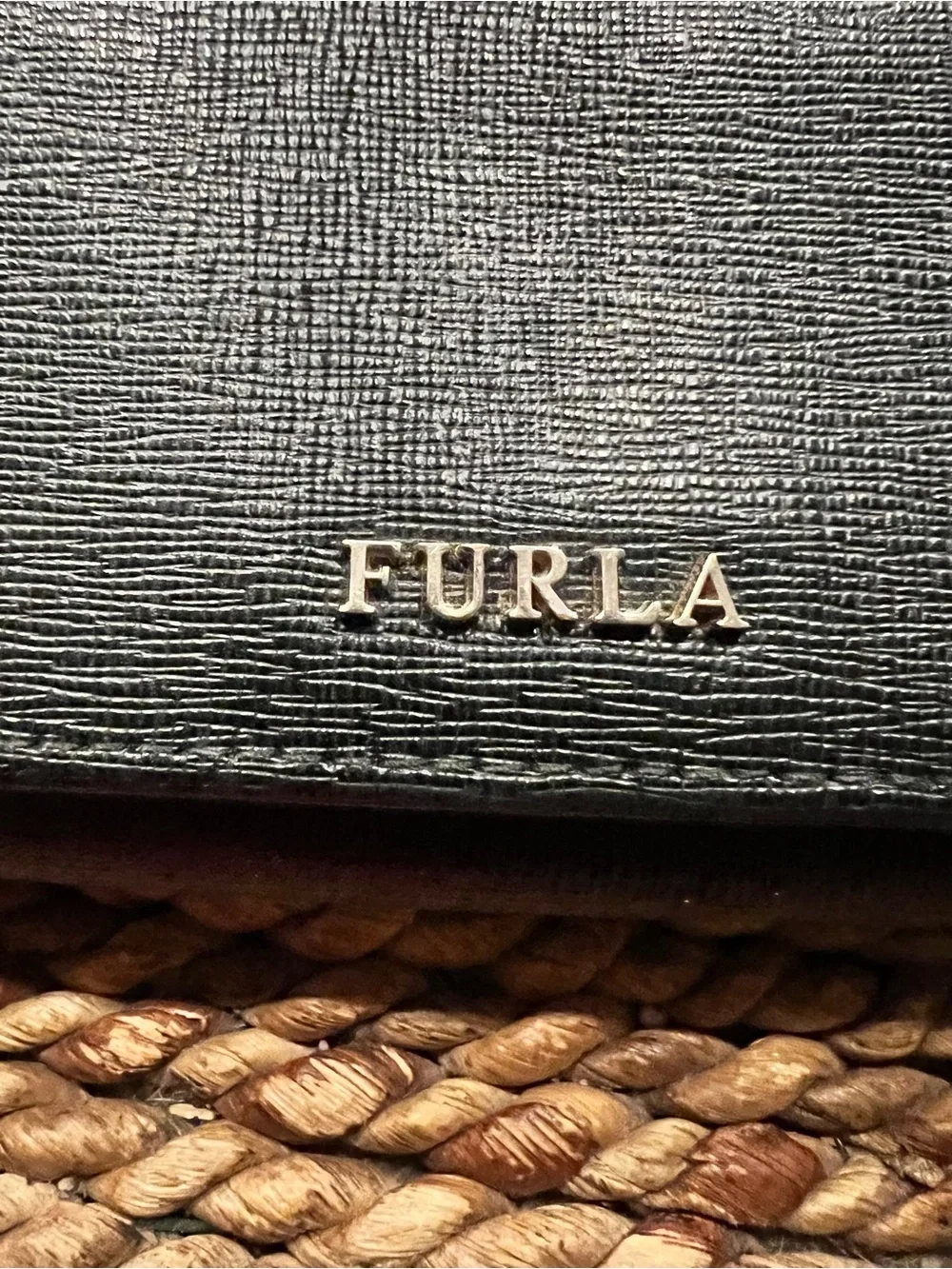 Furla Babylon Continental Flap Wallet Black Saffiano Leather – AS IS